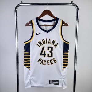 Regata NBA Indiana Pacers – Siakam #43 – Home – Branca – Masculina