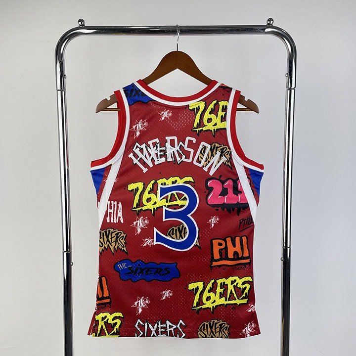 Regata NBA Philadelphia 76ers – Graffiti #3 – 2096/97 – Masculina – Imagem 2