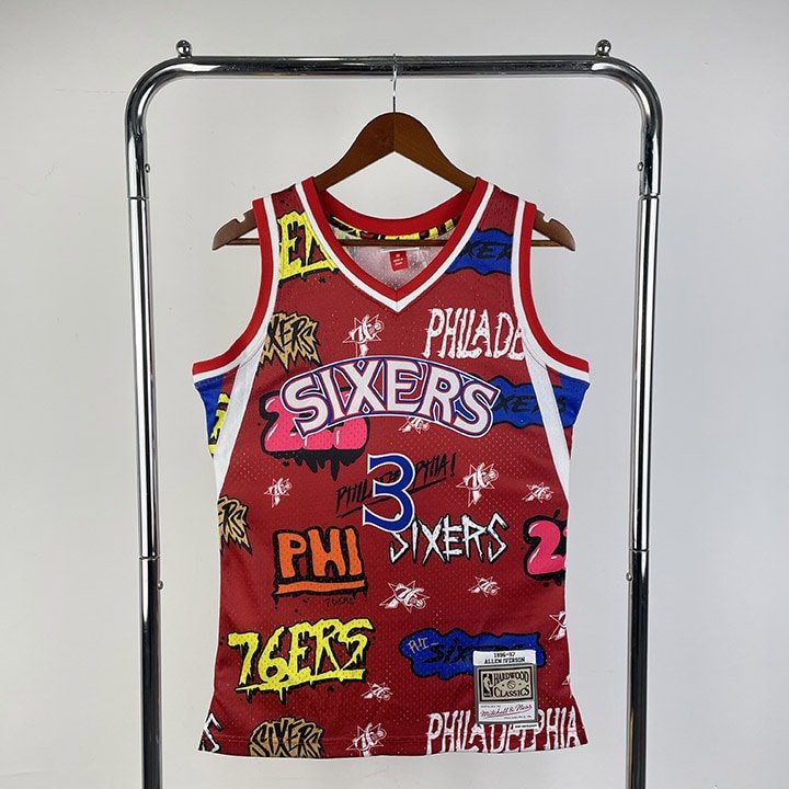 Regata NBA Philadelphia 76ers – Graffiti #3 – 2096/97 – Masculina