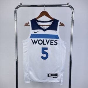 Regata NBA Minnesota Timberwolves – #5 – Home – 2023/24 – Branca – Masculina