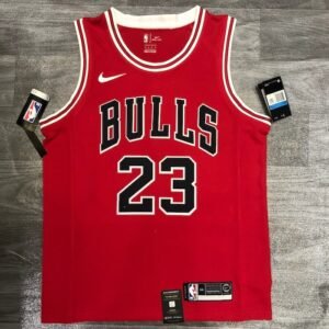 Regata NBA Chicago Bulls – Crew Neck #23 – Vermelha – Masculina