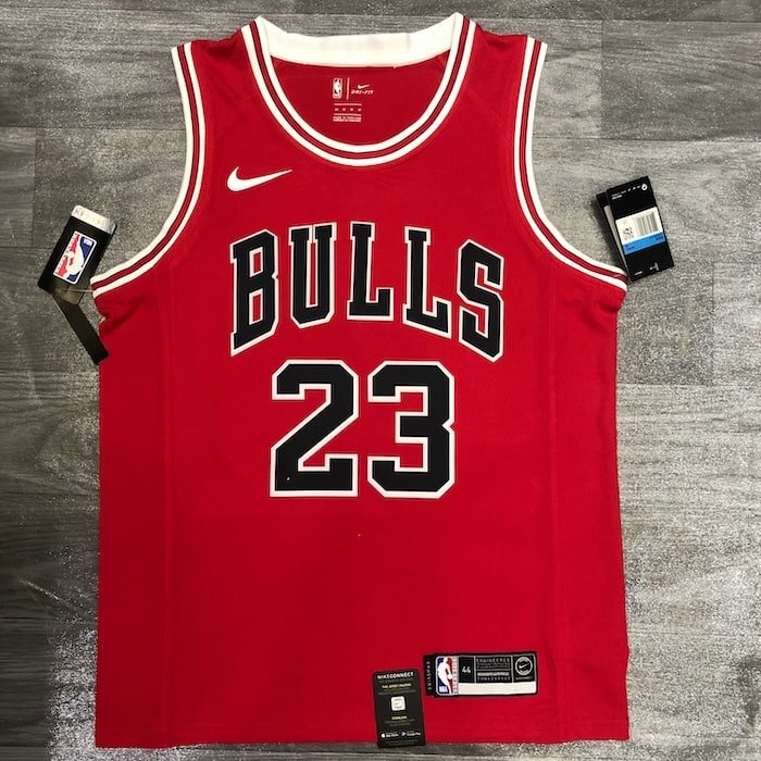 Regata NBA Chicago Bulls – Crew Neck #23 – Vermelha – Masculina