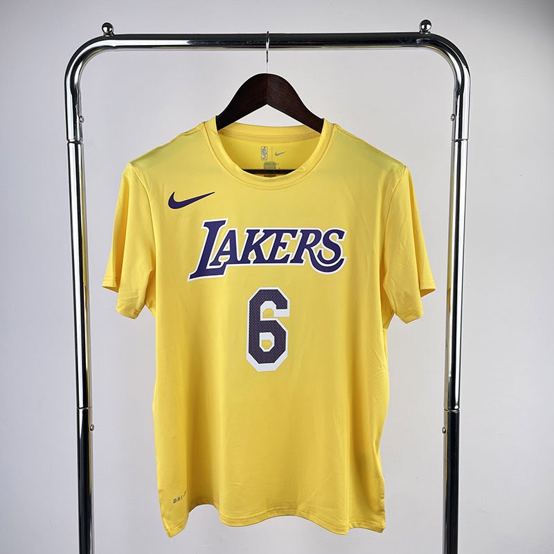 Regata NBA Los Angeles Lakers – James Training #6 – Amarela – Masculina