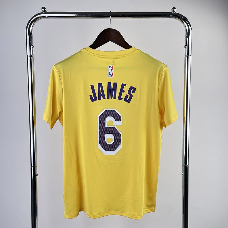 Regata NBA Los Angeles Lakers – James Training #6 – Amarela – Masculina – Imagem 2