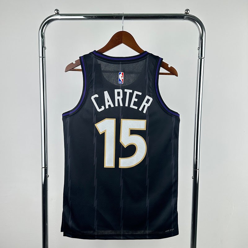 Regata NBA Toronto Raptors – Carter #15 – Branca – Masculina – Imagem 2