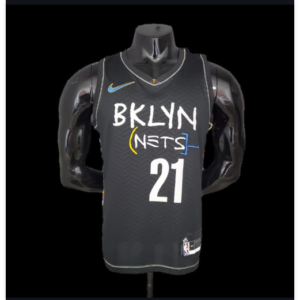 Regata NBA Brooklyn Nets – #21 – City Edition – Preta – Masculina