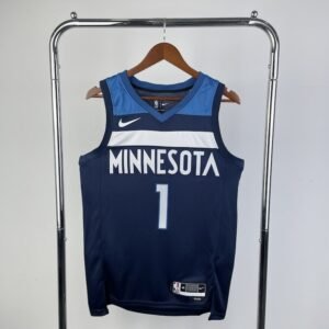 Regata NBA Minnesota Timberwolves – Game Navy #1 – Away – Azul – Masculina