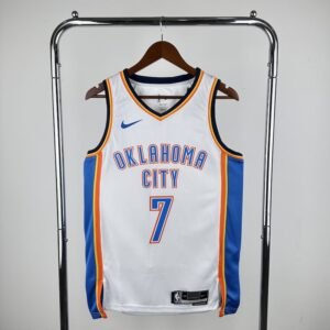 Regata NBA Oklahoma City Thunder – Holmgren #7 – Branca – Masculina