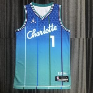 Regata NBA Charlotte Hornets – Lonzo Ball #1 – City Edition – 2022 – Masculina