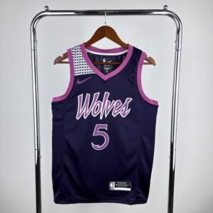 Regata NBA Minnesota Timberwolves – Edwards #5 – Preta – Masculina