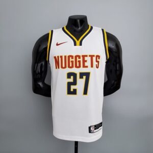 Regata NBA Denver Nuggets – Murray #27 – Branca – Masculina