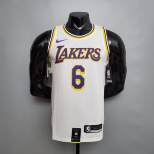 Regata NBA Los Angeles Lakers – James #6 – Branca – Masculina