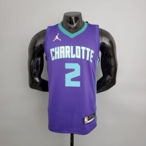 Regata NBA Charlotte Hornets – Ball #2 – Roxa – Masculina