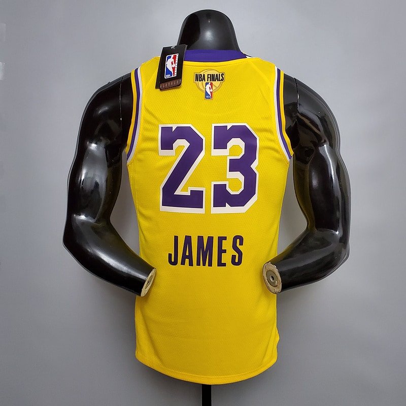 Regata NBA Los Angeles Lakers – James #23 – Amarela – Masculina – Imagem 2