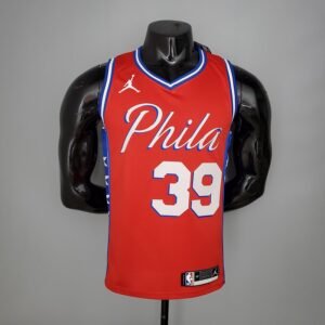 Regata NBA Philadelphia 76ers – Howard #39 – 2021 – Vermelha – Masculina