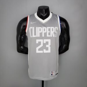 Regata NBA Los Angeles Clippers – Williams #23 – 2021 – Cinza – Masculina