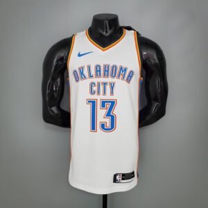 Regata NBA Oklahoma City Thunder – Harden #13 – Branca – Masculina