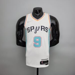 Regata NBA San Antonio Spurs – Parker #9 – City Edition – 2022 – Branca – Masculina