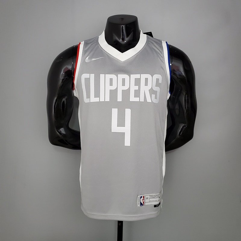 Regata NBA Los Angeles Clippers – Rondo #4 – 2021 – Cinza – Masculina