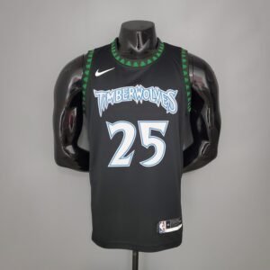 Regata NBA Minnesota Timberwolves – Rose #25 – 2018 – Preta – Masculina