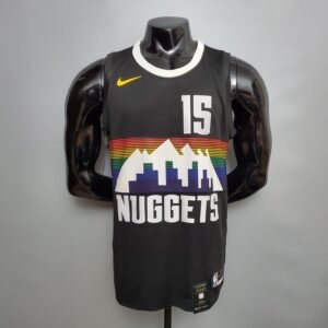 Regata NBA Denver Nuggets – Jdkic #15 – City Edition – Preta – Masculina