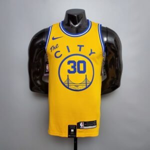 Regata NBA Golden State Warriors – Tram Version Curry #30 – Amarela – Masculina