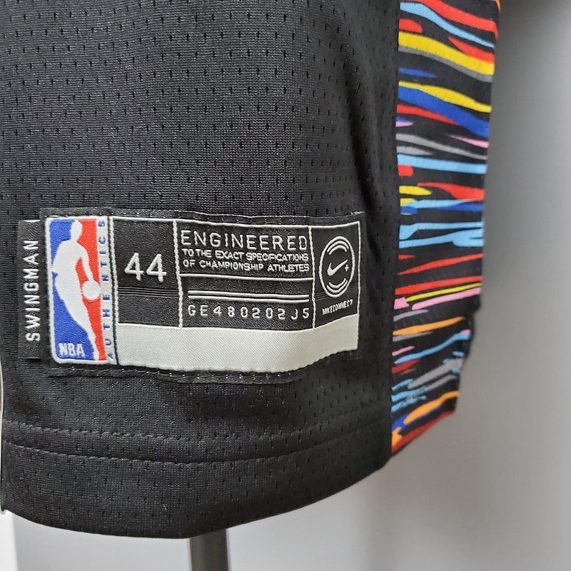 Regata NBA Brooklyn Nets – Irving #11 – City Edition – Preta – Masculina – Imagem 3