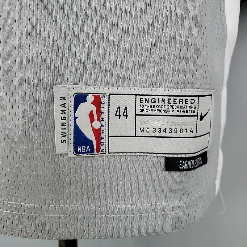 Regata NBA Los Angeles Clippers – Rondo #4 – 2021 – Cinza – Masculina – Imagem 3