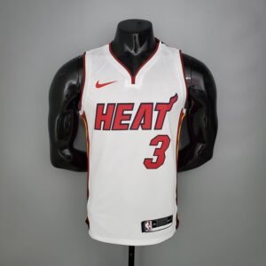 Regata NBA Miami Heat – Wade #3 – Branca – Masculina