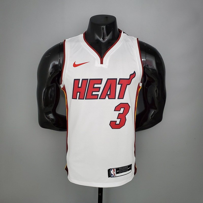Regata NBA Miami Heat – Wade #3 – Branca – Masculina