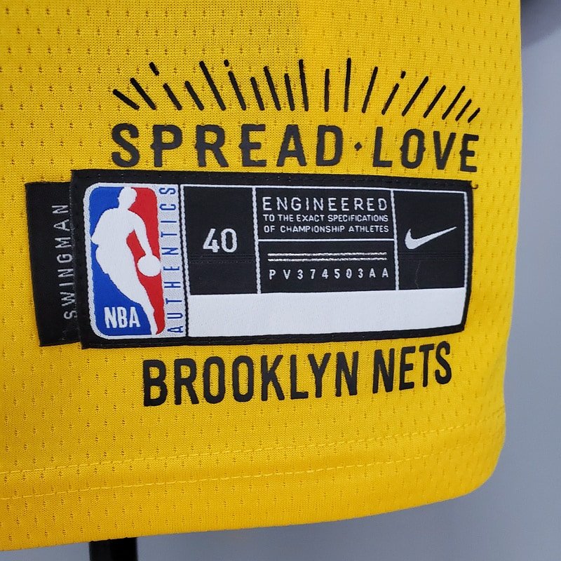 Regata NBA Brooklyn Nets – Harden #13 – Amarela – Masculina – Imagem 3