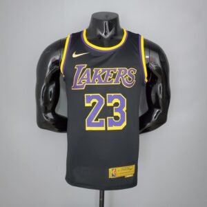 Regata NBA Los Angeles Lakers – James #23 – 2021 – Preta – Masculina