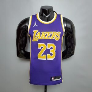 Regata NBA Los Angeles Lakers – Jordan James #23 – Roxa – Masculina