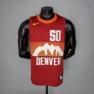 Regata NBA Denver Nuggets – Gordon #50 – City Edition – 2021 – Vermelha – Masculina