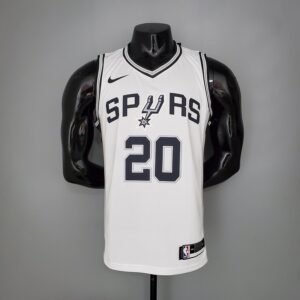 Regata NBA San Antonio Spurs – Ginobili #20 – Branca – Masculina