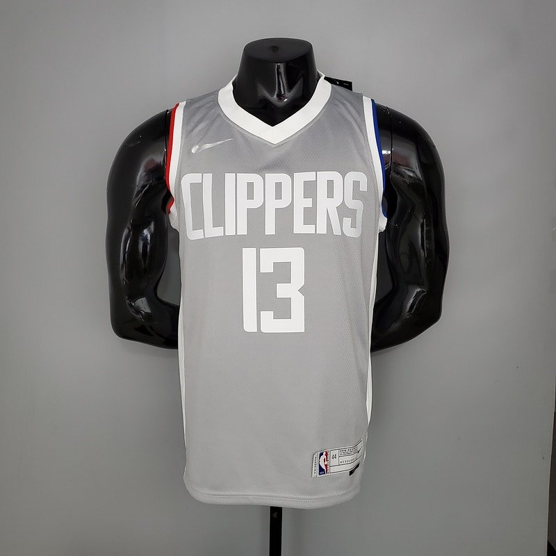 Regata NBA Los Angeles Clippers – George #13 – 2021 – Cinza – Masculina