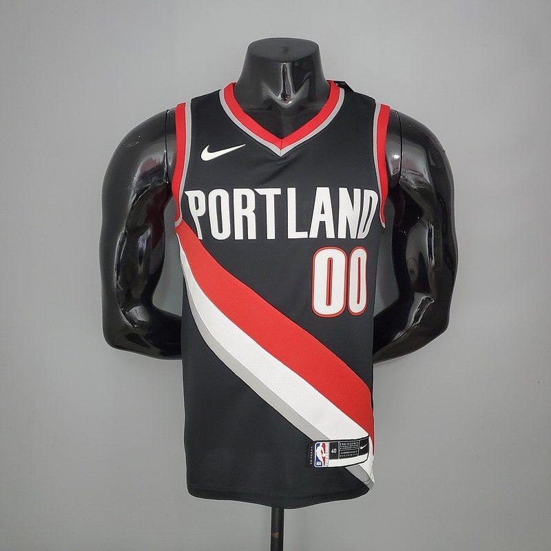Regata NBA Portland Trail Blazers – Anthony #00 – Home – 2021 – Preta – Masculina