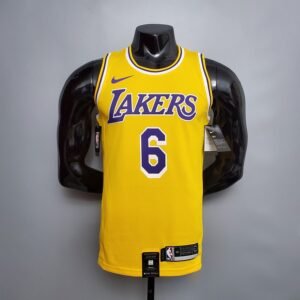 Regata NBA Los Angeles Lakers – James #6 – Amarela – Masculina