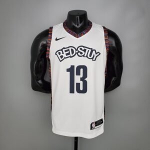 Regata NBA Brooklyn Nets – Harden #13 – City Edition – Branca – Masculina
