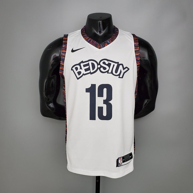 Regata NBA Brooklyn Nets – Harden #13 – City Edition – Branca – Masculina