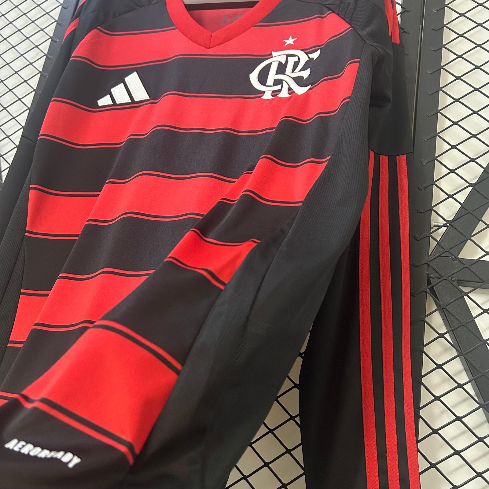 25/26 Long sleeve Flamengo Home S-4XL - Imagem 4