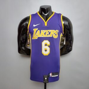 Regata NBA Los Angeles Lakers – James #6 – Roxa – Masculina