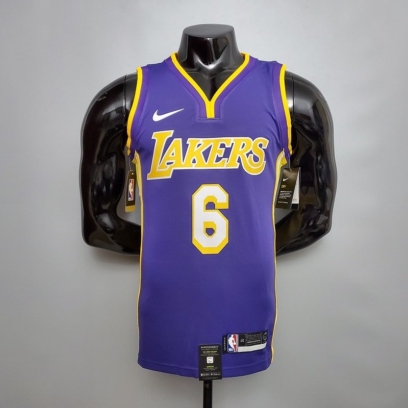 Regata NBA Los Angeles Lakers – James #6 – Roxa – Masculina