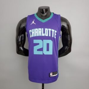 Regata NBA Charlotte Hornets – Hayward #20 – Roxa – Masculina