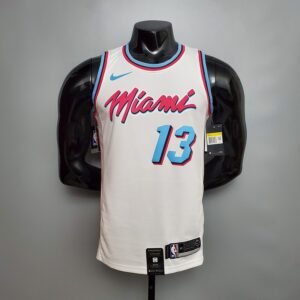 Regata NBA Miami Heat – Adebayo #13 – Branca – Masculina