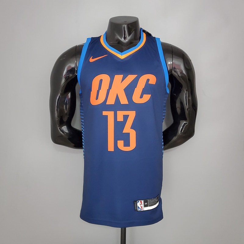Regata NBA Oklahoma City Thunder – George #13 – Azul – Masculina