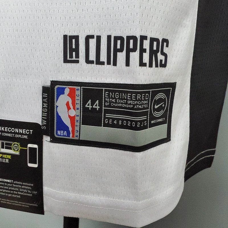Regata NBA Los Angeles Clippers – George #13 – Branca – Masculina – Imagem 4