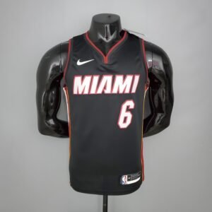 Regata NBA Miami Heat – James #6 – Preta – Masculina