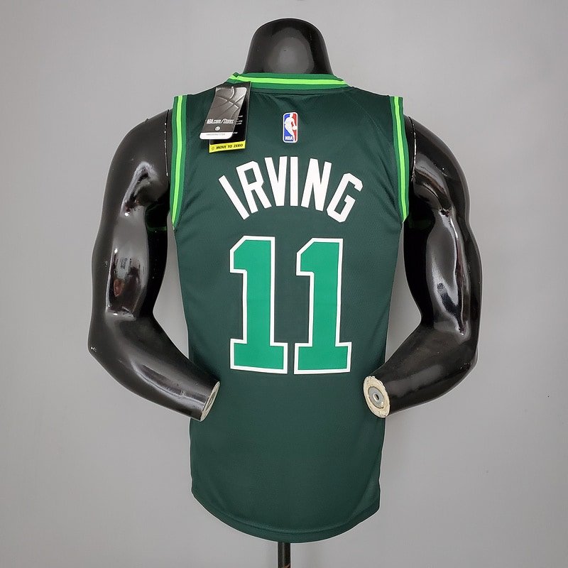 Regata NBA Boston Celtics – Irving #11 – 2021 – Verde – Masculina – Imagem 2