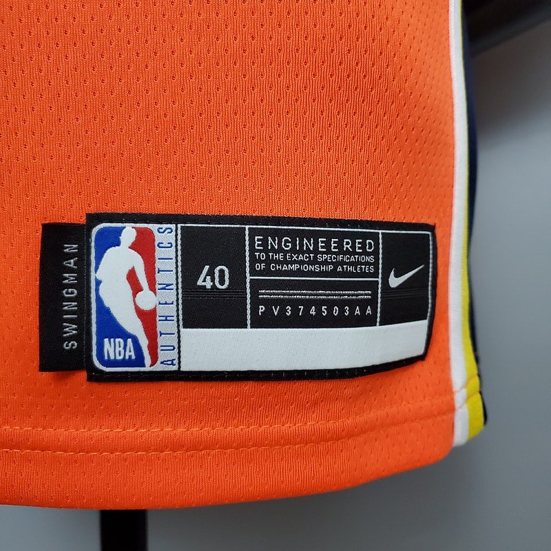 Regata NBA Golden State Warriors – Curry #30 – Laranja – Masculina – Imagem 3